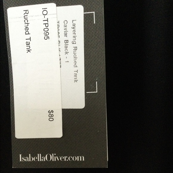 Isabella Oliver Layering Ruched Tank NWT - Picture 4 of 5